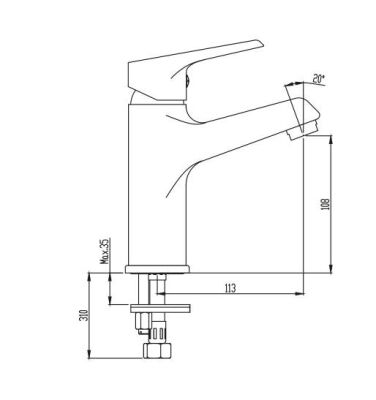 Nsk Lavabo Bataryası Visia Plus Krom - 2