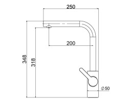 Nsk Sink Faucet Mithra Stainless Steel - 2