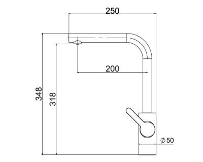 Nsk Sink Faucet Mithra Stainless Steel - 2