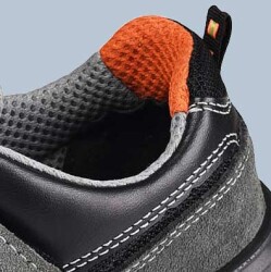 Over-Guard Steel Toe Suede Work Shoes 45 Grey-Black - 5