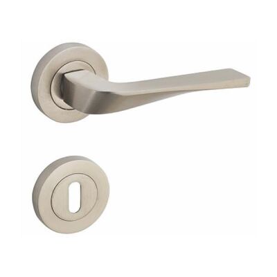 Ozen Door Handle Vadi Room Aluminium Rosette Satin - 1