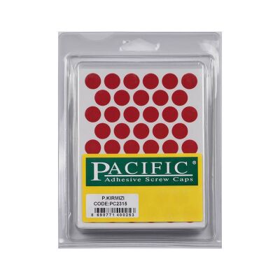 Pacific Adhesive Screw Plug 14Mm Bright Red - 1