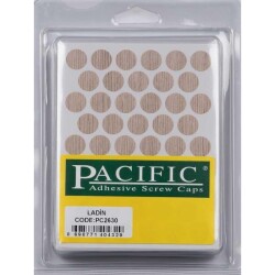 Pacific Yapışkanlı Vida Tapası 14Mm Ladin (1 Paket - 50 Adet) - 1