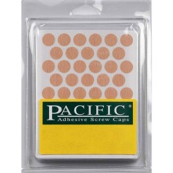 Pacific Yapışkanlı Vida Tapası 14Mm Parlak Abanoz Renk (1 Paket - 50 Adet) - 1