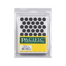 Pacific Yapışkanlı Vida Tapası 14mm Siyah - 1