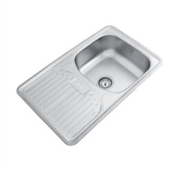 Renno Kitchen Sink Lutto Dropper Right 730X480Mm Stainless - 1