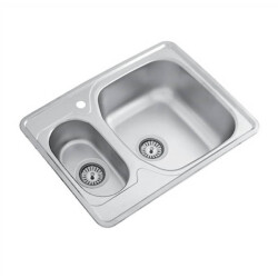 Renno Sink Fixus Bowl Left 620X480Mm Stainless Steel - 1