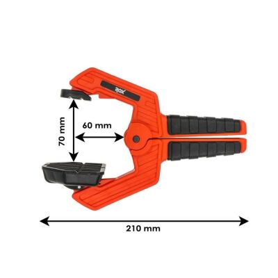 Rox 0150 Su Terazili Yaylı Mandal Tip Kıskaç İşkence 70 mm - 2