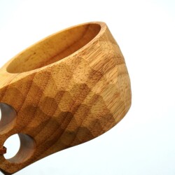 Rox Wood 001 Kuksa Ahşap Bardak Desenli - 4