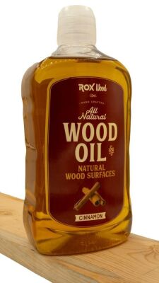 Rox Wood 0121 Tarçınlı Doğal Ahşap Yağı 500 ml - 2