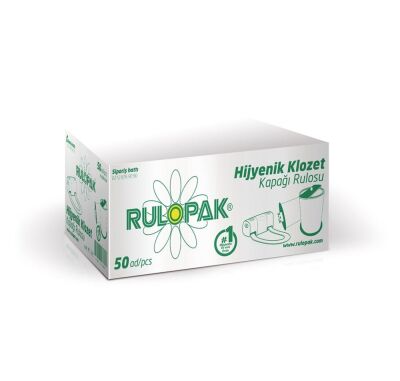 Rulopak Sensörlü Hijyenik Klozet Kapağı Rulosu 50'li - 1