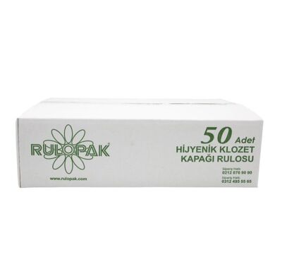 Rulopak Sensörlü Hijyenik Klozet Kapağı Rulosu 50'li - 3