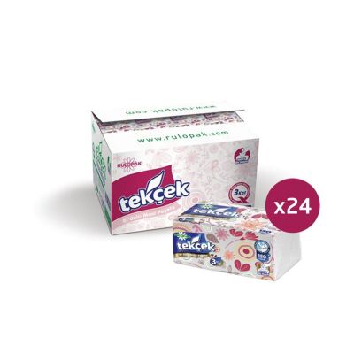 Rulopak Tekçek Bi'Dolu Maxi Peçete 3 Katlı 150 Yaprak 24'Lü Paket - 3