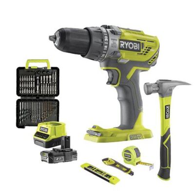 Ryobi R18DD3-120TAH Darbeli Matkap 18V - 1