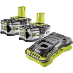 Ryobi RC18150-250 Şarj Cihazı Seti 18V 2x5.0 Ah - 1