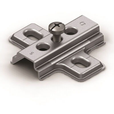 Samet Hinge Base Star 5 Bottom Diameter 8 Plastic Dowel L37 Mm Nickel - 1