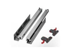 Samet Smart Slide Full Extension 35 cm Rail with Brake, Latches Included - 1