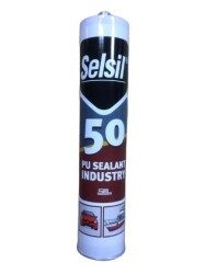 Selsil Auto Pu Sealant Strong Silicone Adhesive Black 280Ml - 1