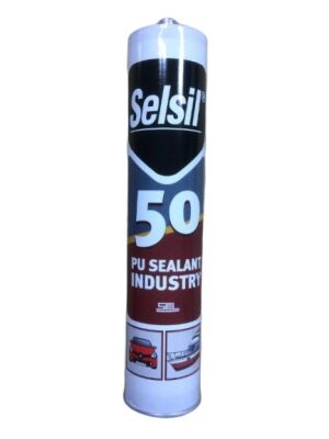 Selsil Pu Mastik Güçlü Silikon Yapıştırıcı Siyah 280 ml - 1