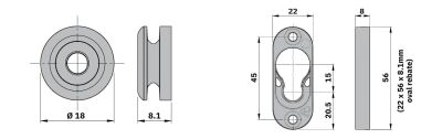 Şeritçioğlu Button Fix Flush Fix Yuva - 1