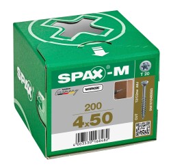 Spax Chipboard Screw 4.0X50 Mdf M (1Pack:200 pcs) - 1