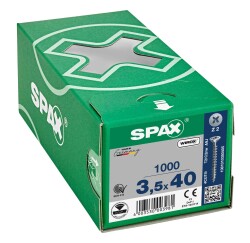 Spax Sunta Vidası 3.5X40 Galv Kaplama (1Pk:1000 Adet) - 1