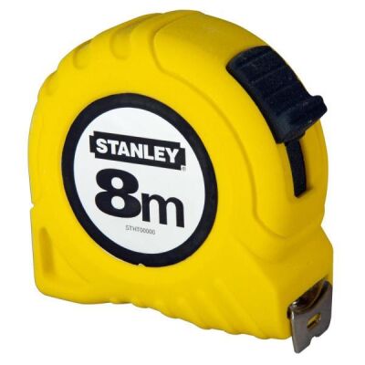 Stanley Sarı Çelik Metre 8 metre x 25 mm - 1