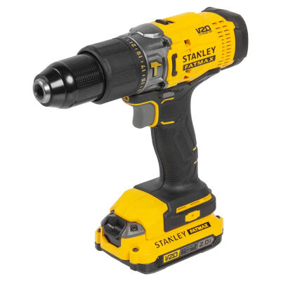 Stanley SCD718D2K-TR Çift Akülü Darbeli Matkap - 1