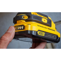 Stanley SCD718D2K-TR 18V 2.0AH V20 Dual Cordless Hammer Drill - 2