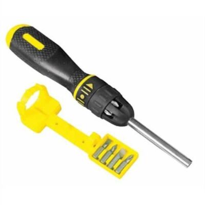 Stanley Screwdriver Set Ratchet 10 Piece Dynagrip - 1
