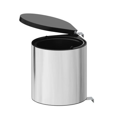 Starax 2253 Stainless Steel Automatic Trash Can 10 Lt in Cabinet - 1