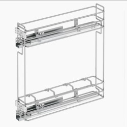 Starax 2422 Gizli Tandem Raylı Şişelik Tek Açılım Sol 15 cm - 1