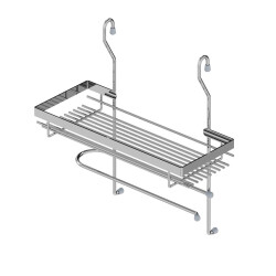 Starax 4604 Havlu ve Baharatlık Askısı Krom - 1