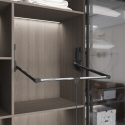 Starax 6014 Anthracite Wardrobe Lift - 2