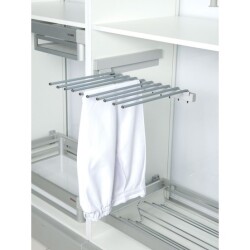 Starax 6035 Gray Pants Hanger Rail - 1