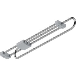 Starax 6073 Chrome Shirt and Towel Rack - 1