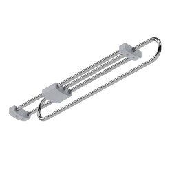 Starax 6074 Shirt and Towel Rack Hanger Chrome - 2