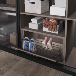 Starax 6144 Door Mounted Shoe Rack with Two Shelves 90 CM - 1