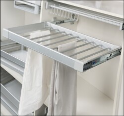 Starax 6202 Grey Trouser Side Rail Aluminium - 1