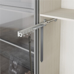 Starax 6544 Grey Tie Holder And Belt Rails - 2