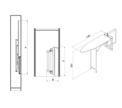 Starax 6611 Ayak Destekli Ütü Masası Gri 150cm - 3