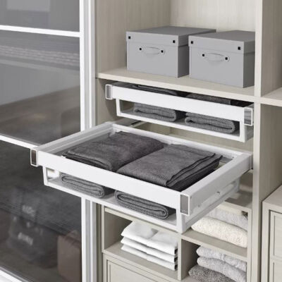 Starax 6702 White Aluminium Drawer System - 2