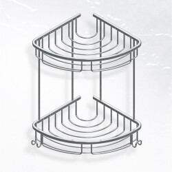 Starax 8865 Süngerlik İkili Oval Köşe 18cm Krom - 1