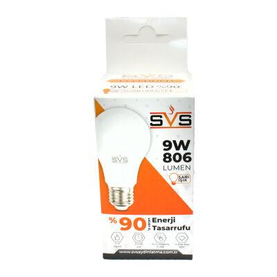 Svs Led Bulb 9W 3000k Yellow - 1