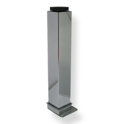 Sym Aluminum Leg Square 40X40 25Cm Chrome - 1