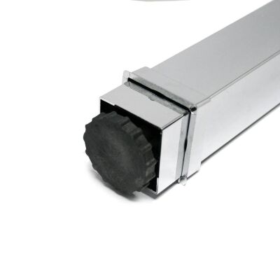 Sym Aluminum Leg Square 40X40 25Cm Chrome - 2