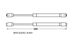 Sym Gas Piston 100N K7 222 - 2