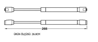 Sym Gas Piston 60N K7 - 2