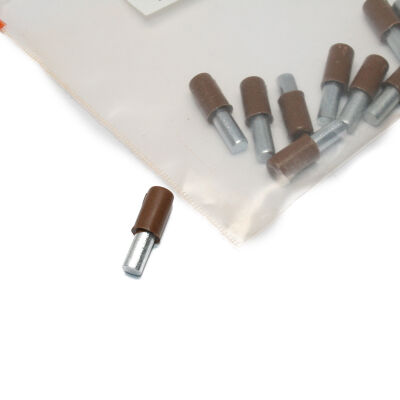 Sym Metal Shelf Pin Head Brown 1Pack: 10Pcs - 1