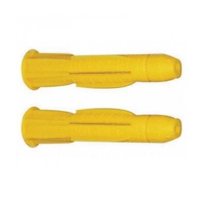 Sym Plastic Dowel Rocket Yellow 8Mm (100 pcs) - 1